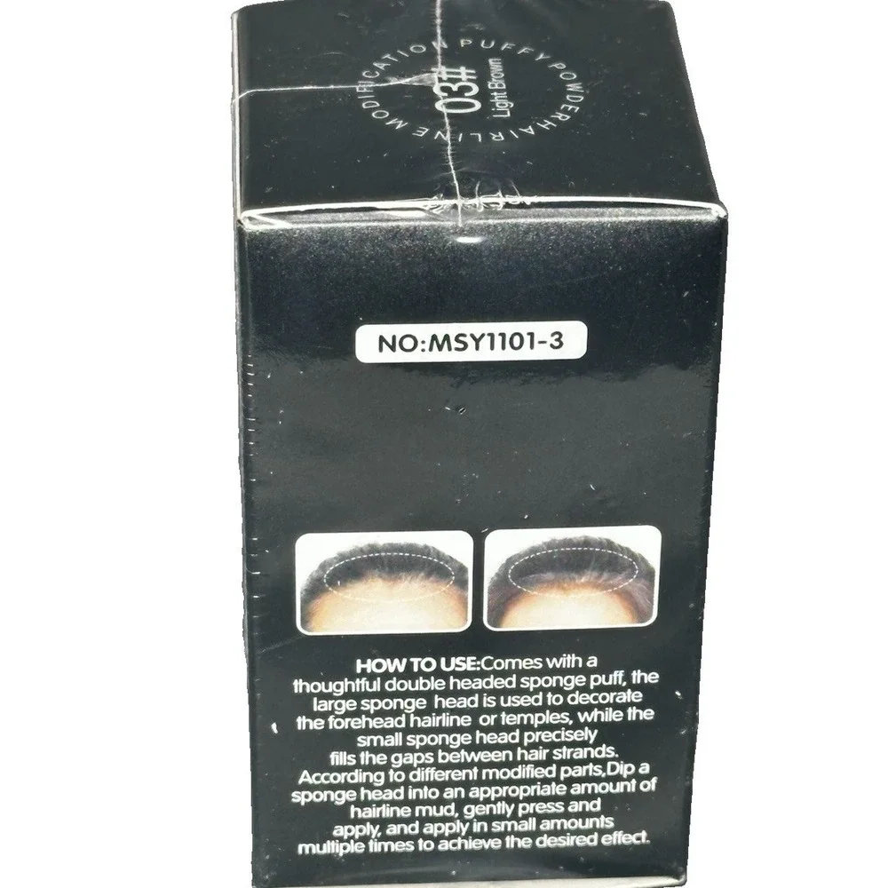 MSMEESUYA Hairline Shadow Powder For Hair #5 Light Brown Root Touch Up Cover NEW